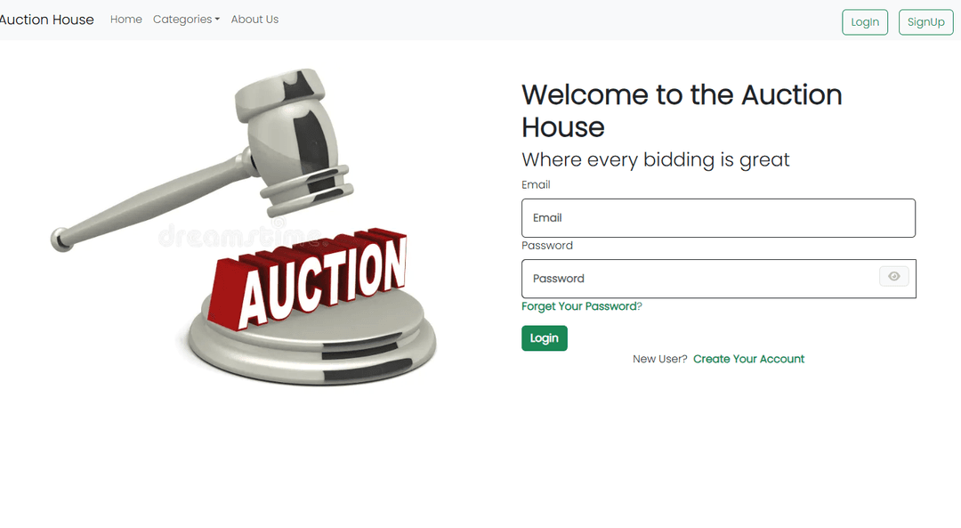 Fotheby’s Auction House (Live Bidding System)